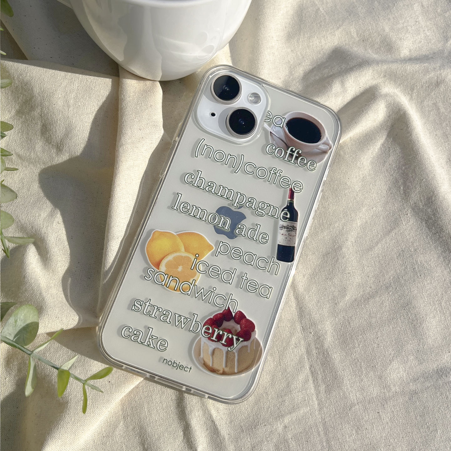 ［jelly case］ lettering_green