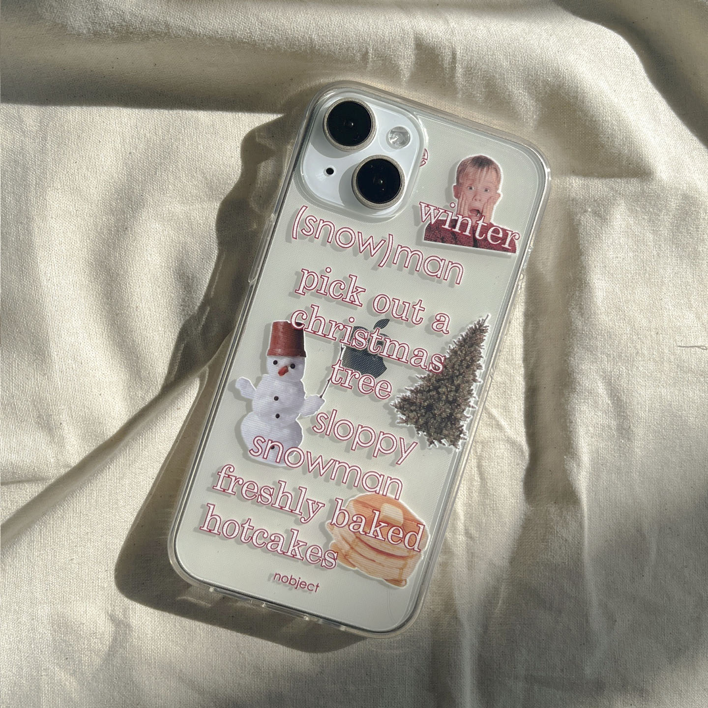 ［jelly case］ lettering_red